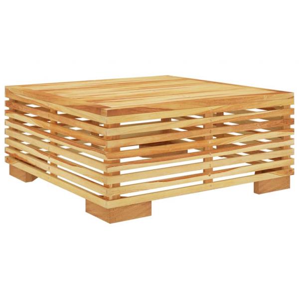 Garten-Couchtisch 69,5x69,5x31 cm Massivholz Teak