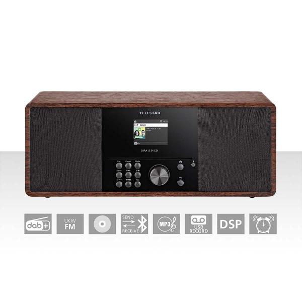 ARDEBO.de - Telestar DIRA S 24 CD DAB+ / FM Stereo-Radio mit CD-Player Holz