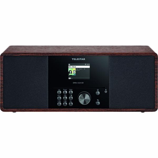 Telestar DIRA S 24 CD DAB+ / FM Stereo-Radio mit CD-Player Holz