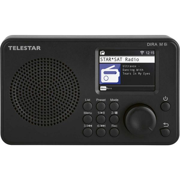 DIRA M 6i Ultrakompaktes Multifunktionsradio DAB+ / FM / Internet / Bluetooth Schwarz