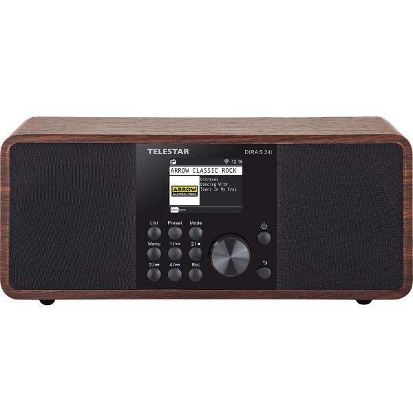 DIRA S 24i Multifunktionales Stereo-Radio DAB+ / FM / Internet / Bluetooth Holz