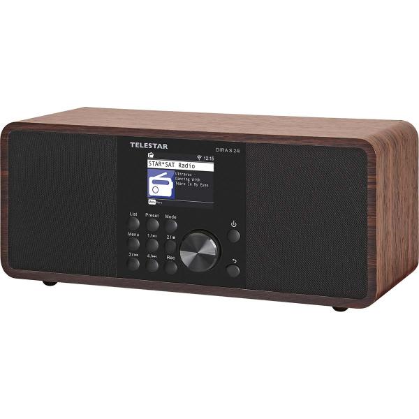 DIRA S 24i Multifunktionales Stereo-Radio DAB+ / FM / Internet / Bluetooth Holz