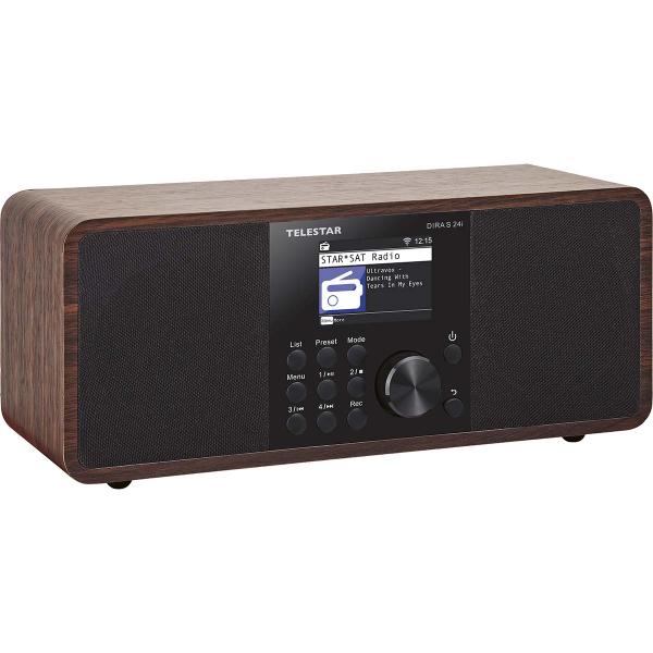 DIRA S 24i Multifunktionales Stereo-Radio DAB+ / FM / Internet / Bluetooth Holz