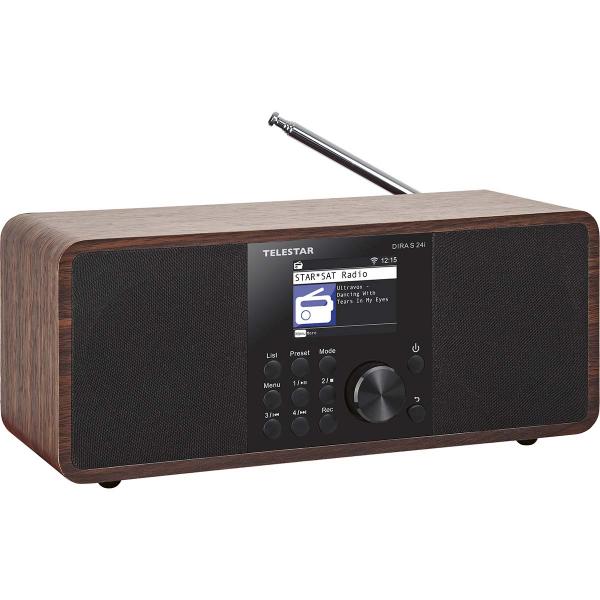 DIRA S 24i Multifunktionales Stereo-Radio DAB+ / FM / Internet / Bluetooth Holz