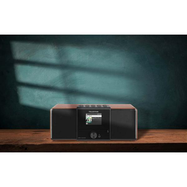 DIRA S32i CD EWF Multifunktionales Stereo-Radio mit CD-Player DAB+ / FM / Internet / Bluetooth Holz