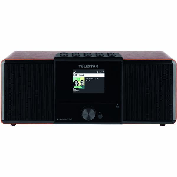 DIRA S32i CD EWF Multifunktionales Stereo-Radio mit CD-Player DAB+ / FM / Internet / Bluetooth Holz