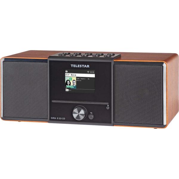 DIRA S32i CD EWF Multifunktionales Stereo-Radio mit CD-Player DAB+ / FM / Internet / Bluetooth Holz