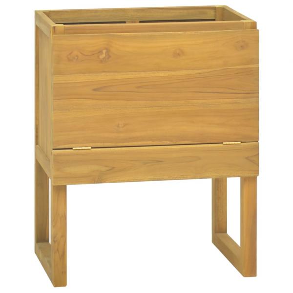 ARDEBO.de - Badschrank 60x40x75 cm Massivholz Teak