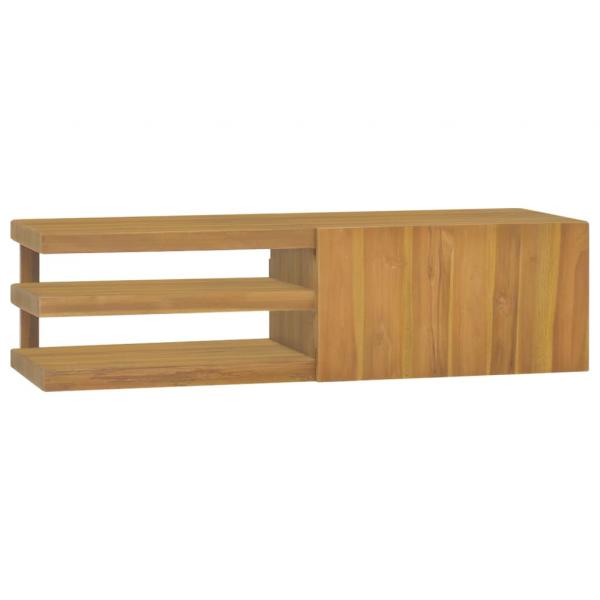 ARDEBO.de - Wand-Badschrank 110x40x30 cm Massivholz Teak