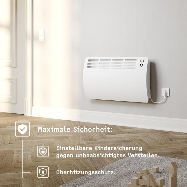 STIEBEL ELTRON CON 20 Premium Wandkonvektor, 2.00kW/230V, alpinweiß (237833)