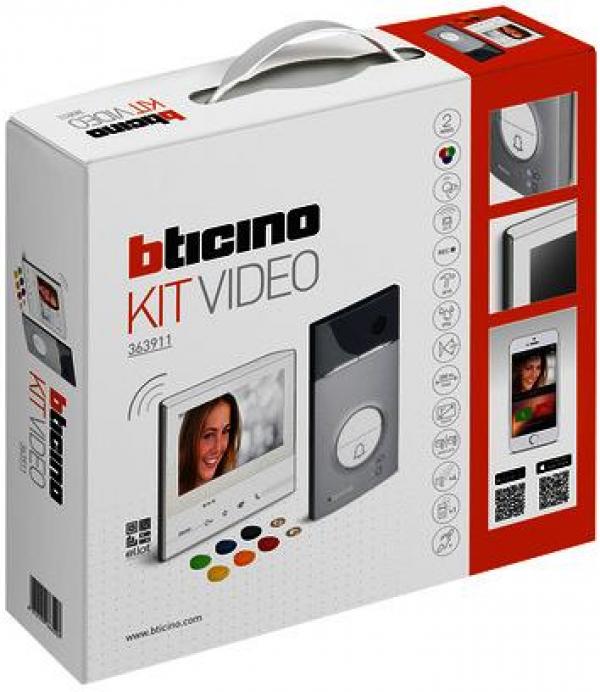 Bticino (363911) Flex ONE Video-Set, 1-Familien-Haus, Aufputz