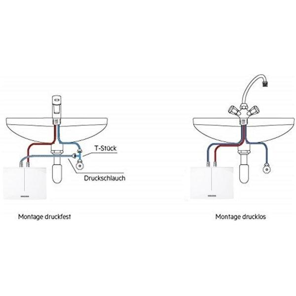STIEBEL ELTRON DHM 3 Mini-Durchlauferhitzer fürs Handwaschbecken, hydraulisch gesteuert, EEK: A, 3,5kW, steckerfertig 230 v, druckfest und drucklos (220813)