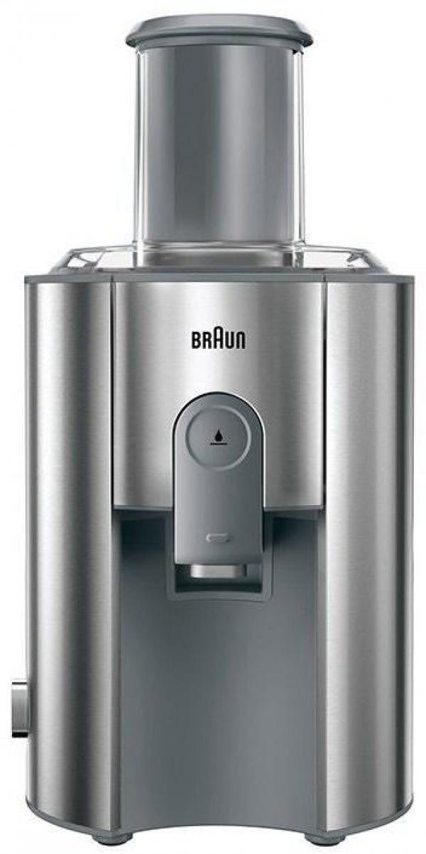 Braun J 700 Multiquick 7 Jucier, Entsafter, 1000 W, Anti-Trop-System, Spülmaschinengeeignet, edelstahl