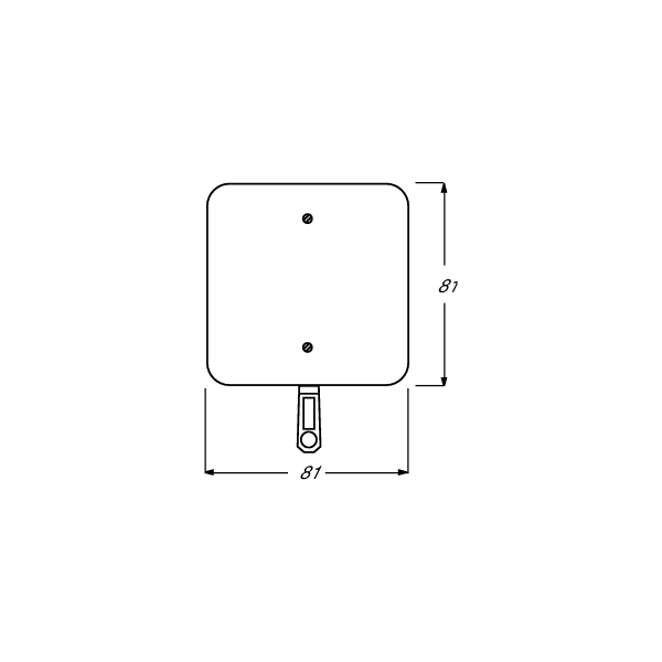 Busch-Jaeger 2610/6 UJ-214 Zugschalter, Reflex Si, Aus- und Wechselschaltung, alpinweiß (2CKA001315A0027)