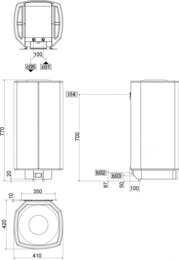 STIEBEL ELTRON SHZ 30 LCD Wandspeicher, EEK: A , 30 Liter, IP25 (231251)