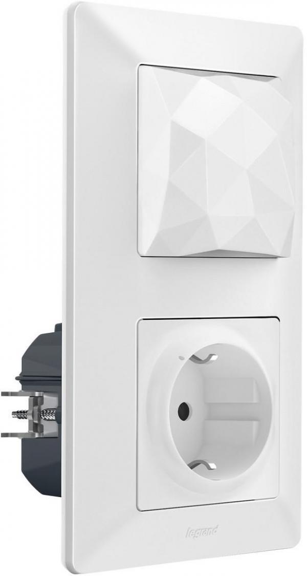 Legrand 752196 Valena Life with Netatmo Starterpaket Gateway + Master-Switch, ultraweiß