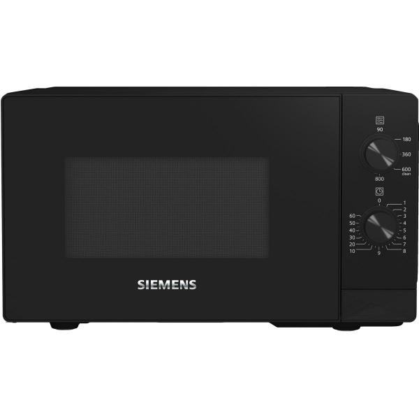 ARDEBO.de Siemens FF020LMB2 Stand Mikrowelle, 800 W, 20 L, Hydrolyse, LED-Beleuchtung, schwarz/edelstahl