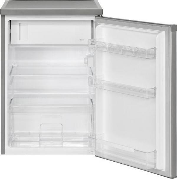 Bomann KS 2184.1 Standkühlschrank, 56cm breit, 120 Liter, Abtauautomatik, edelstahloptik