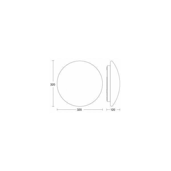 Steinel RS PRO P2 S Sensor-LED-Innenleuchte, 3000K, weiß (056100)