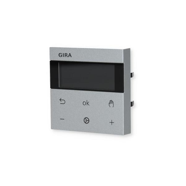 Gira 539326 System 3000 Raumtemperaturregler Display, System 55, Farbe Alu