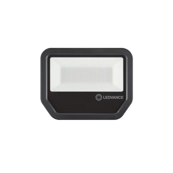 LEDVANCE Floodlight LED-Fluter, 50W, 3000K, schwarz (FLPFM50W3000KSYM100B)