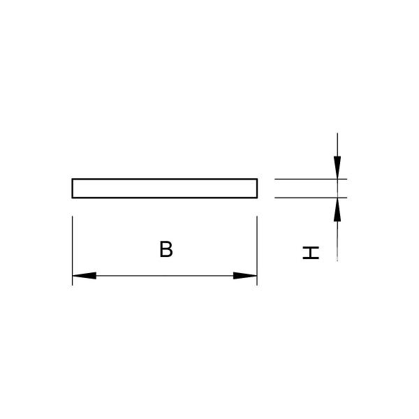 OBO Bettermann Flachleiter Stahl verzinkt für Erdreich 5052 DIN 30X3.5 (5019345)