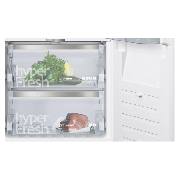 Siemens KI41FADD0 iQ700 Einbaukühlschrank, Nischenhöhe: 122,5cm, 187L, Festtürtechnik, superCooling, hyperFresh