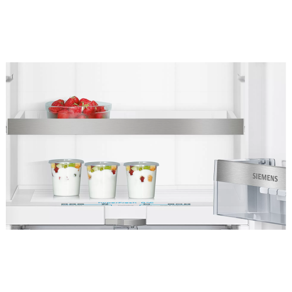 Siemens KI41FADD0 iQ700 Einbaukühlschrank, Nischenhöhe: 122,5cm, 187L, Festtürtechnik, superCooling, hyperFresh