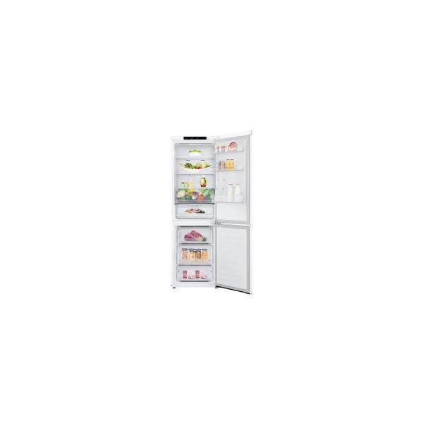 LG GBB61SWGCN1 Kühl-Gefrierkombination, 60cm breit, 341L, NoFrost, 0-Grad-Fach, Multi-Airflow, Schnellkühlen, Schnellgefrieren, weiß