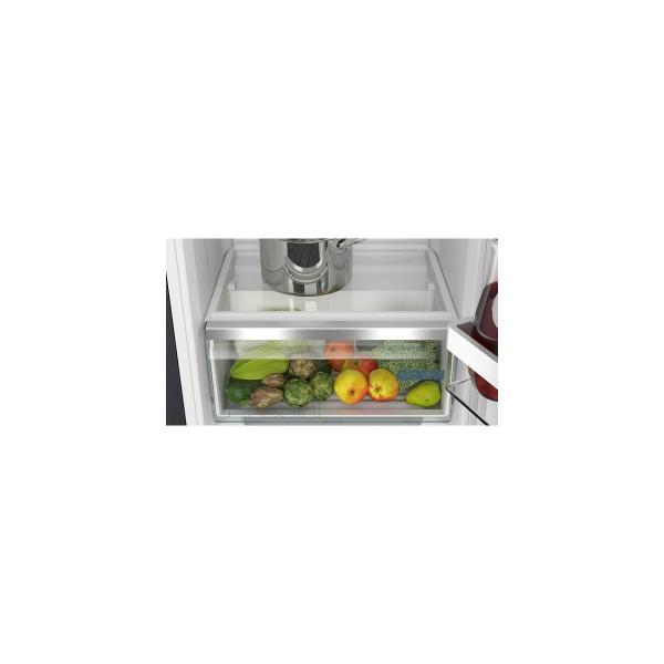 Siemens KI31RVFE0 iQ 300 Einbaukühlschrank, Nischenhöhe: 102,1cm, 165l, Flachscharnier-Technik, LED-Beleuchtung, freshBox, bottleRack, autoAirflow, weiß