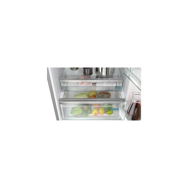 Siemens KG49NAIBT iQ500 Stand Kühl- Gefrierkombination, 70cm breit, 440L, NoFrost, freezerLight, hyperFresh, bottleCooler, antiFingerprint, Edelstahl