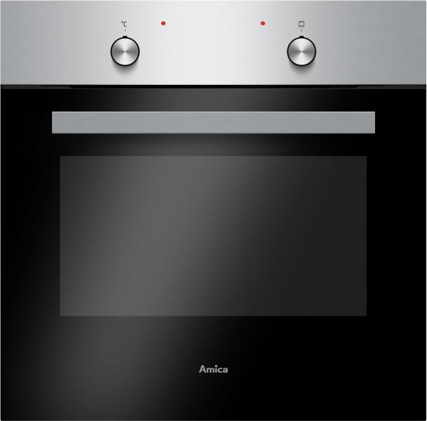 ARDEBO.de Amica EB 947 610 E EEK: A Einbaubackofen, 60 cm breit, 62 L, SteamClean Reinigung, 6 Backofenfunktionen, CoolDoor3, edelstahl