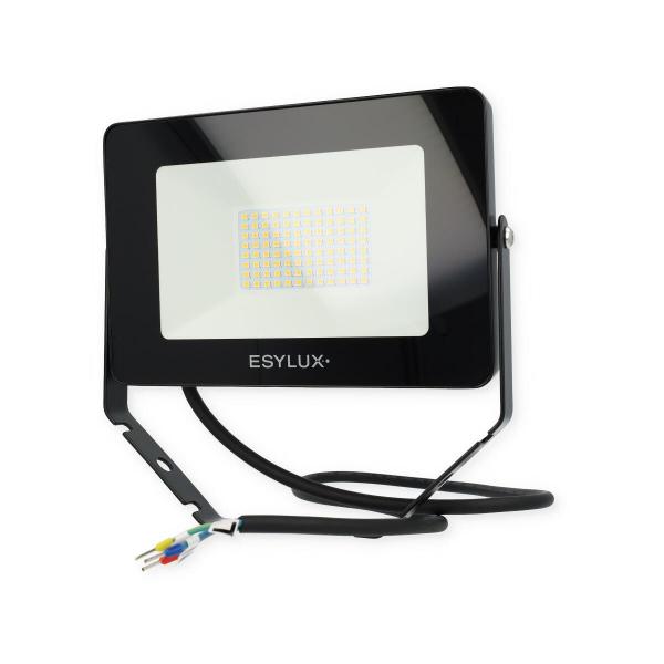 Esylux EL10810756 LED Strahler OFL BASIC LED 50W, 5000lm, 4000K, IP65, schwarz