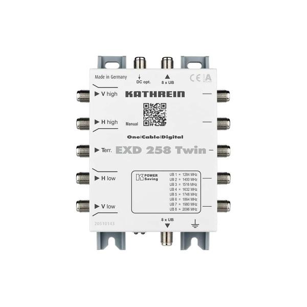 ARDEBO.de Kathrein EXD 258 Twin Einkabelmatrix 2x8 Userbänder (20510143)