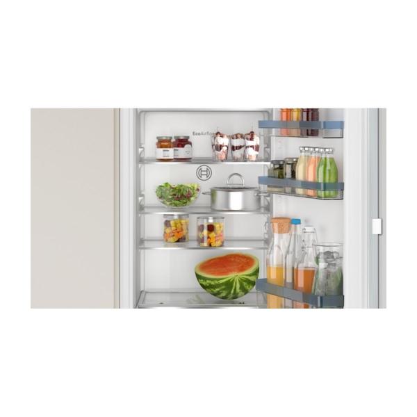 Bosch KIL42VFE0 Einbau Kühlschrank, Nischenhöhe 122,5 cm, 187L, Festtürtechnik, Multi Box XXL, Eco Airflow, LED Beleuchtung, Winterschaltung, Schnellkühlenfunktion