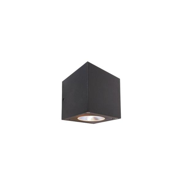 ARDEBO.de DEKO-LIGHT Cubodo II Double DG Wandaufbauleuchte, 220-240V AC/50-60Hz, 15,00 W, dunkelgrau (731015)