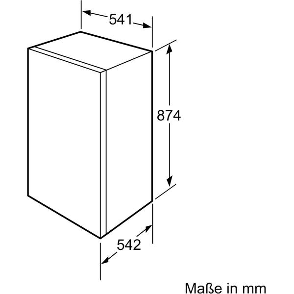 Bosch GIV21VSE0 Einbau-Gefrierschrank, 60 cm breit, 96 L, Schlepptür, BigBox, LowFrost