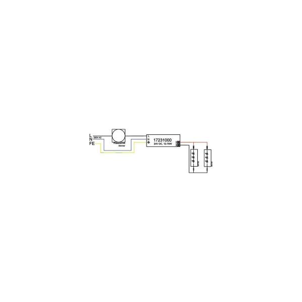 Brumberg LED-Netzgerät 24 V DC, dimmbar (17231000)