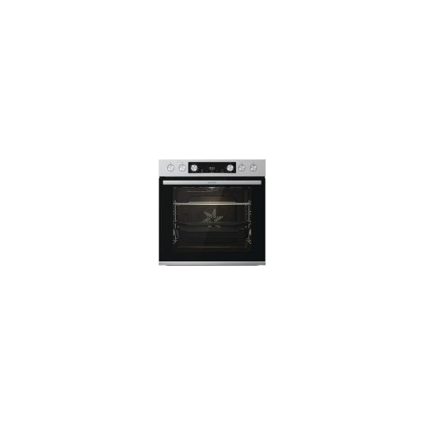 Gorenje BCSI6737E06X+ID64BX Einbau Herset mit Induktionskochfeld (BCSI6737E06X+ID64BX), 60cm breit, Heißluft mit Dampf, Pizza Funktion, Edelstahl/Schwarz