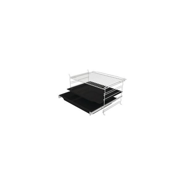 Gorenje BCSI6737E06X+ID64BX Einbau Herset mit Induktionskochfeld (BCSI6737E06X+ID64BX), 60cm breit, Heißluft mit Dampf, Pizza Funktion, Edelstahl/Schwarz