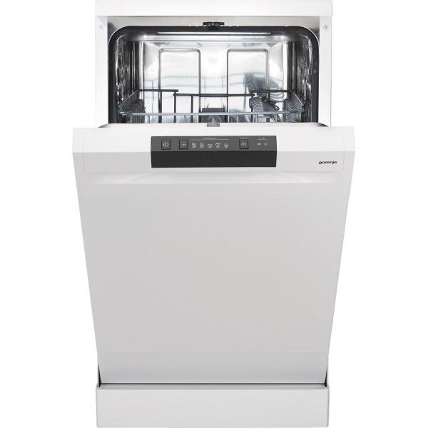 ARDEBO.de Gorenje GS520E15W Standgeschirrspüler, 45 cm breit, 9 Maßgedecke, Quick-Schnellprogramm, weiß