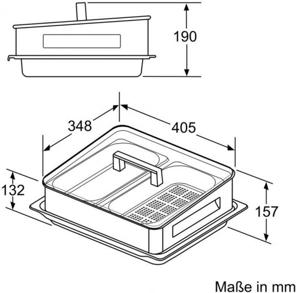 Neff Z19DD10X0 Dampfset für Backofen