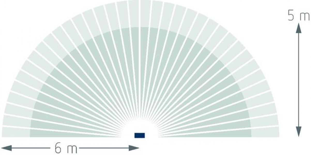 Theben theLeda D B plus S AL LED-Leuchte Poller-Leuchte (lang), Bodenmontage 8,5 Watt, aluminium, Spot, 3000 K, warmweiß, Bewegungsmelder, Steckdose (81020907)