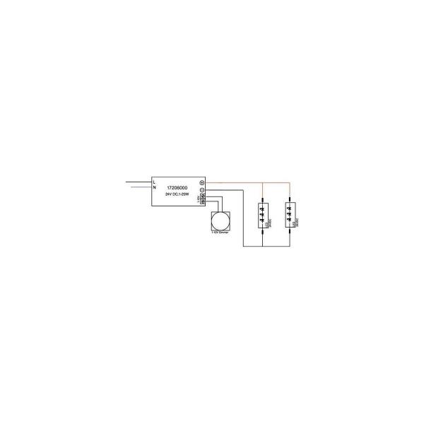 Brumberg LED-Netzgerät 24 V DC, 1-10 V dimmbar (17206000)