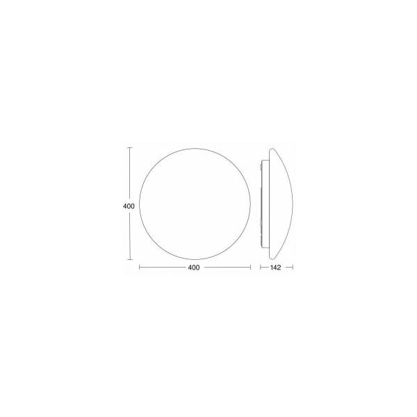 Steinel RS PRO P3 S Sensor-LED-Innenleuchte, 3000K, weiß (056148)