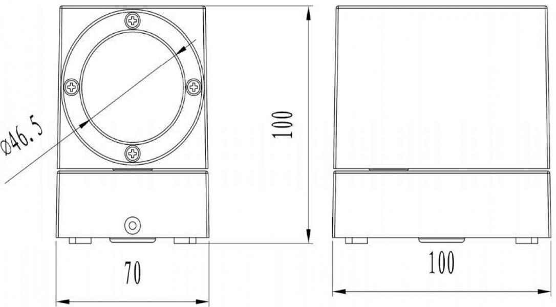 Trio Tiber A++ Wandleuchte, 3W, 210lm, anthrazit (229160142)