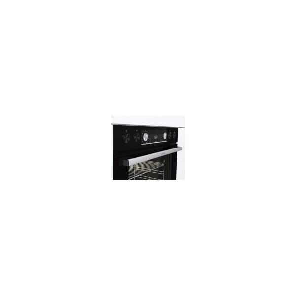 Gorenje Black Set 4 Einbau-Herdset mit Glaskeramikkochfeld (BCX6737E05BG+ECD634X), 60cm breit, Heißluft mit Dampf, Pizza Funktion, Edelstahl/Schwarz