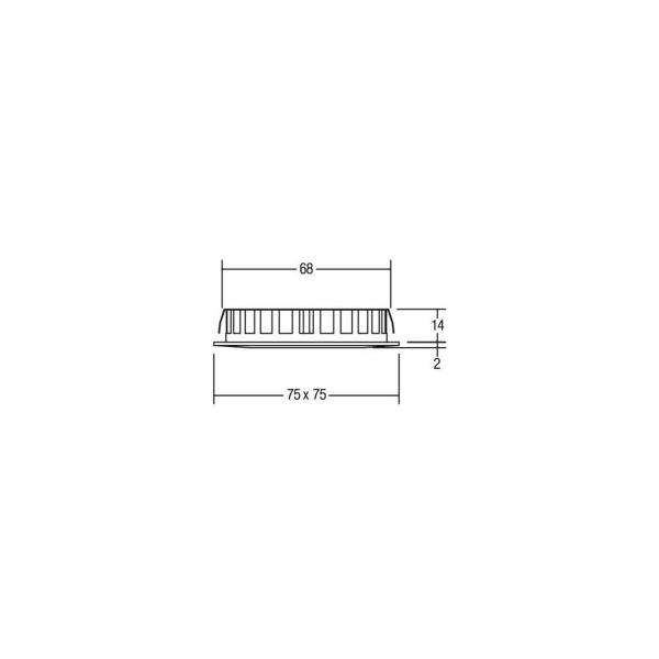 Brumberg LED-Einbaudownlight IP44, 5W, 400lm, 2900K, chrom (12128023)