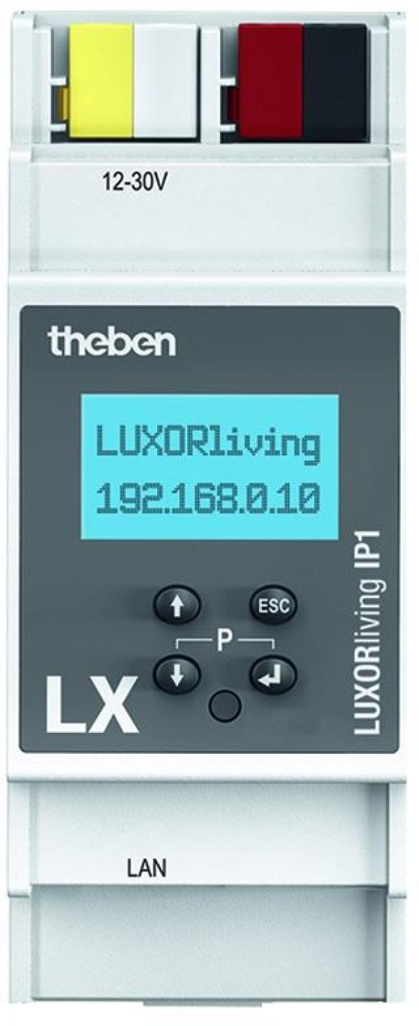 ARDEBO.de Theben LUXORliving IP1 Systemzentrale DIN-Schiene, Smart Home,, Hutschiene (4800495)