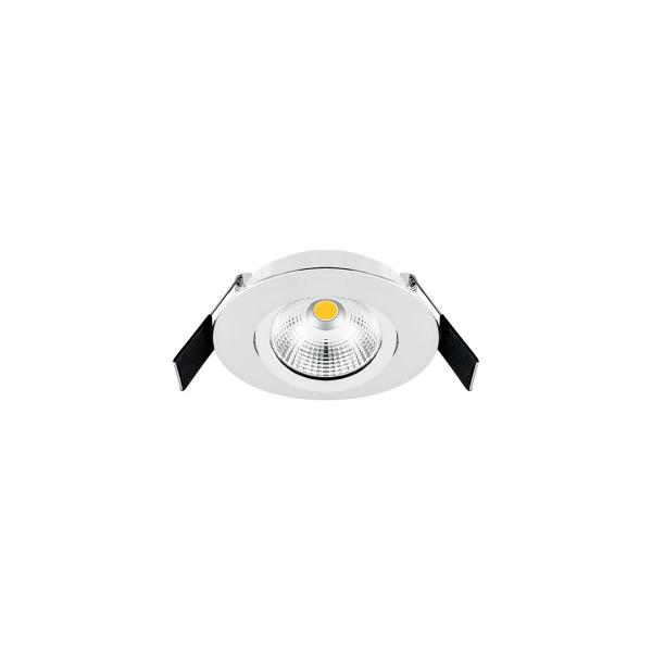 ARDEBO.de EVN LED Deckeneinbauleuchte Rund schwenkbar, 6W, 683lm, 3000K, weiß (ESW44N60102)